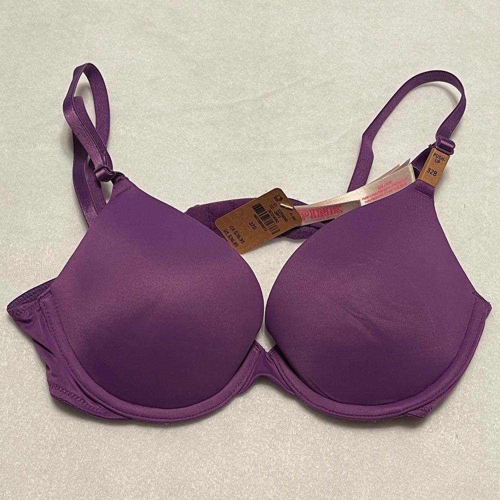 Purple 32B nwt, Victoria secret pink brand